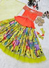 OC 200 Heavy Chinon With Embroidery Siqunce Work With Dori Kediya Style Lahenga With Choli Dupatta Bulk Orders In India